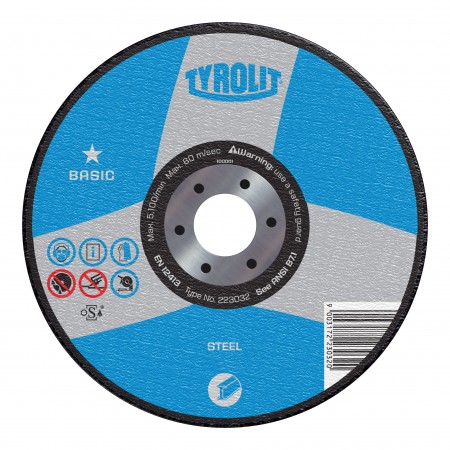 Tyrolit BASIC Portable Electric Saw Wheels for Steel-Type 1