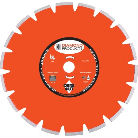 Heavy Duty Orange Dry Walk Behind Blades