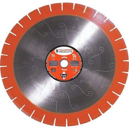 Heavy Duty Orange Segmented Silent Core Masonry Diamond Blades