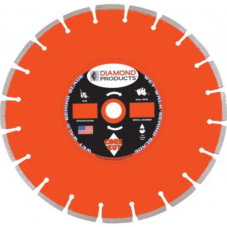 Heavy Duty Orange Cured Concrete Diamond Blades