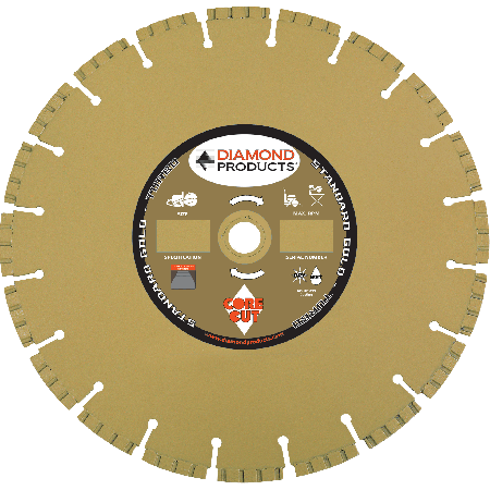Standard Gold Segmented High Performance Turbo Diamond Blade