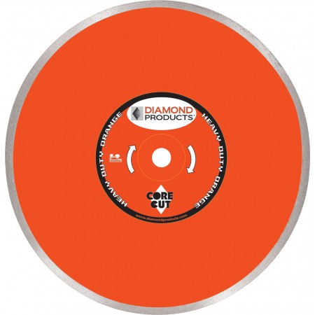 Heavy Duty Orange Continuous Rim Wet Tile Diamond Blades