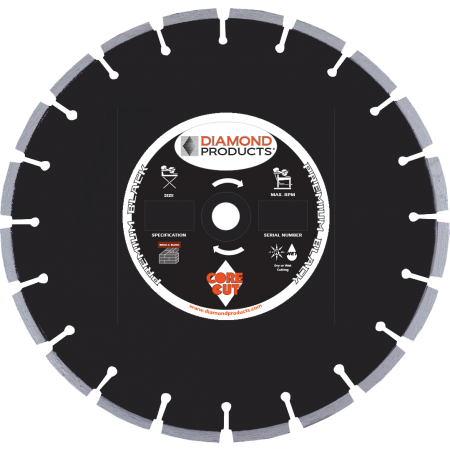 Premium Black Cured Concrete Diamond Blades