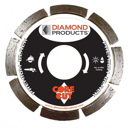 Premium Black Segmented Small Diameter Diamond Blade