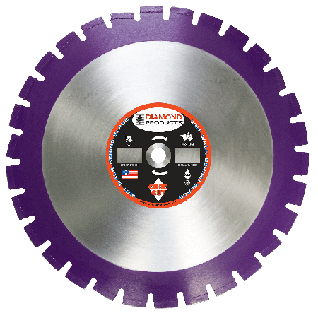 Imperial Purple Asphalt/Green Concrete Diamond Blades