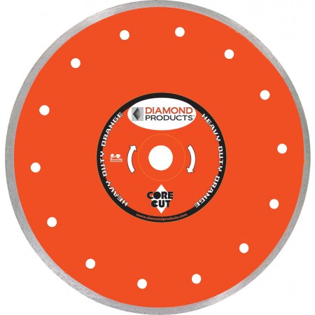 Heavy Duty Orange Continuous Rim Tile Diamond Blades