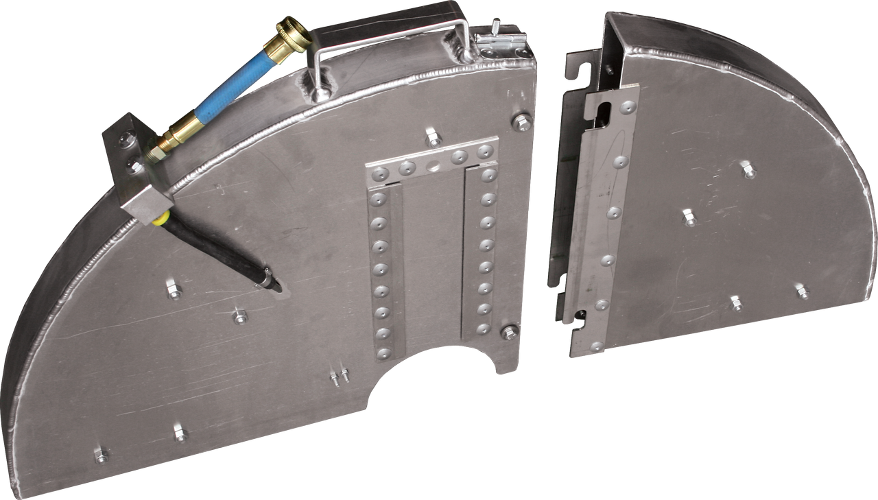 TWOPIECE BLADE GUARDS WITH WATER TUBES