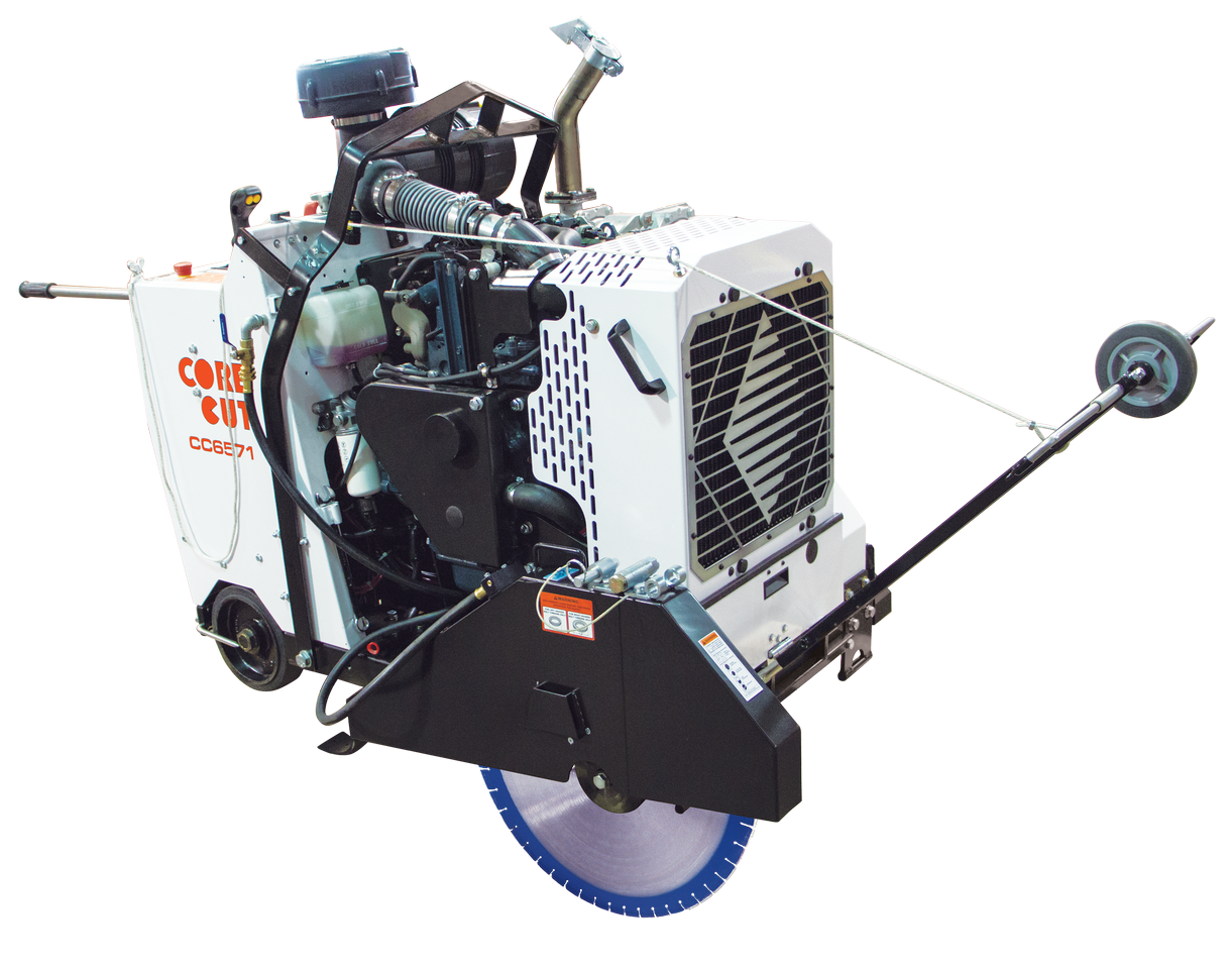 Water cooled store diamond saw