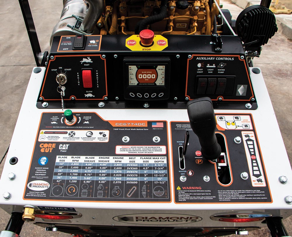 CC6774DCV Walk Behind Saw