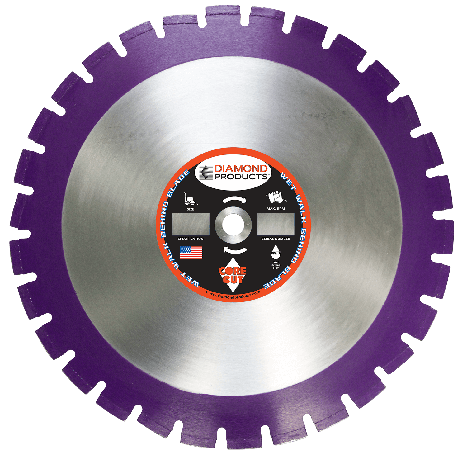 Imperial Purple Asphalt/Green Concrete Diamond Blades ...