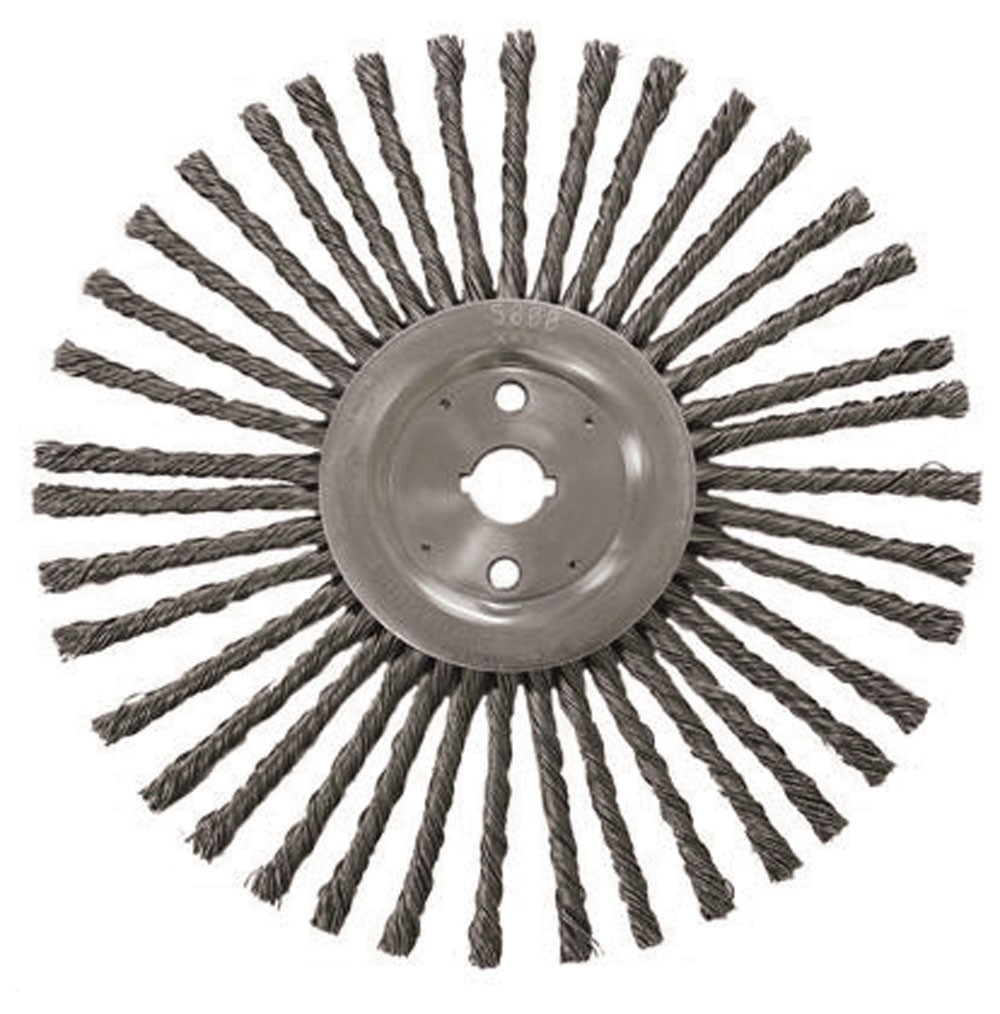 Wire brush shop for cleaning concrete