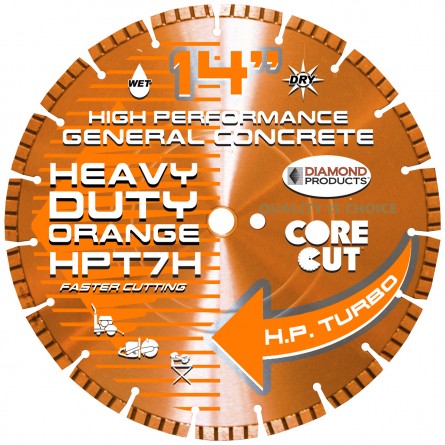 Heavy Duty Orange H.P. Turbo Blades