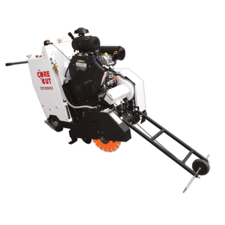 Core cut concrete shop saw