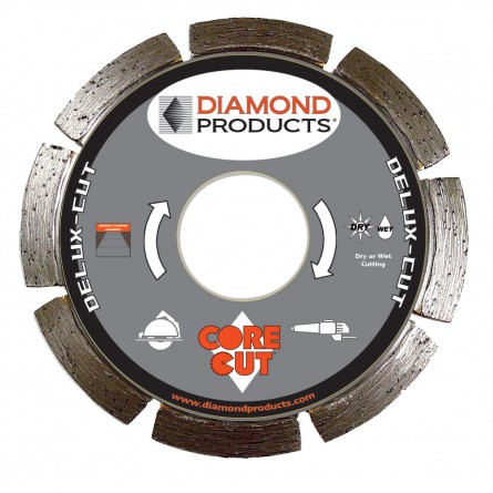 Delux-cut Segmented Small Diameter Diamond Blade