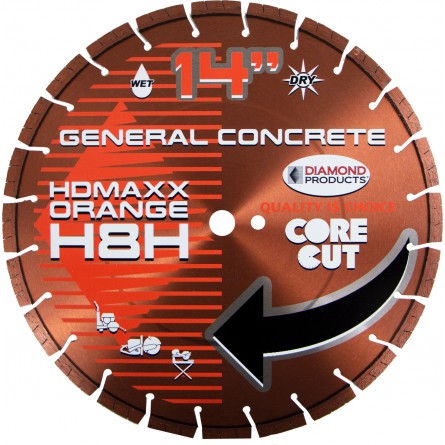 Heavy Duty Orange MAXX High Speed Diamond Blades