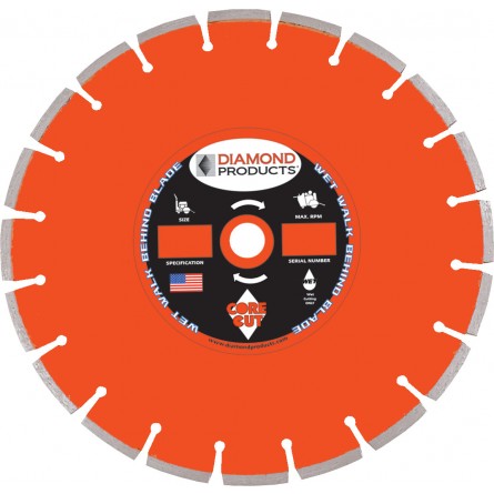 Heavy Duty Orange Cured Concrete Diamond Blades