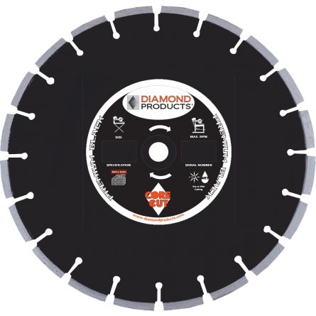 Premium Black Cured Concrete Diamond Blades