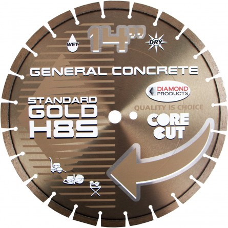 Standard Gold High Speed Diamond Blades (H8S)