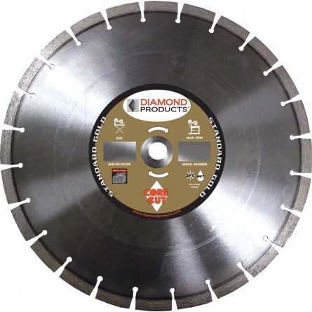 Standard Gold Segmented Masonry Diamond Blades