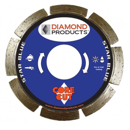 Star Blue Segmented Small Diameter Diamond Blades