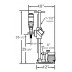 M-3 Combo - Location to drill anchor hole = 11-1/2” measured from the center of the motor spindle to the center of the anchor/vacuum slot on base